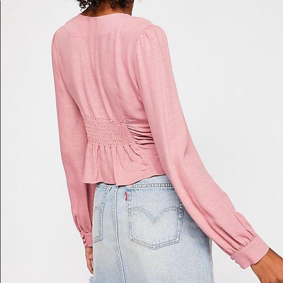 FREE PEOPLE MAISE BLOUSE WITH BUTTONS - Picture 5 of 11